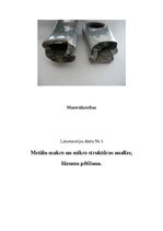 Konspekts 'Metālu makro un mikro struktūras analīze, lūzumu pētīšana', 1.