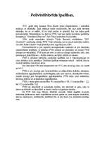 Referāts 'Polivinilhlorīda īpašības', 1.