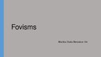 Prezentācija 'Fovisms', 1.