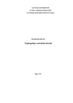 Referāts 'Nepilngadīgo noziedzība Latvijā', 1.