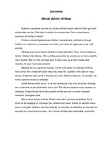 Eseja 'Manas dzīves vērtības', 1.