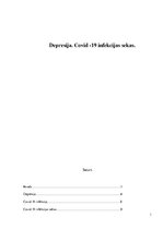 Referāts 'Depresija. Covid - 19 infekcijas sekas', 1.