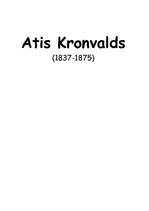 Konspekts 'Atis Kronvalds', 1.