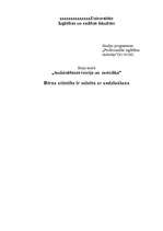 Eseja 'Bērna attīstība ir saistīta ar audzināšanu', 1.