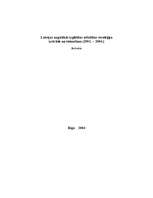 Referāts 'Latvijas augstākās izglītības attīstības stratēģiju izstrāde un īstenošana (1991', 1.