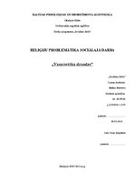 Eseja 'Vasarsvētku draudze', 1.