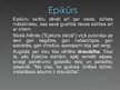 Prezentācija 'Epikūrisms', 3.