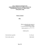 Prakses atskaite 'Prakses atskaite uzņēmējdarbībā', 1.