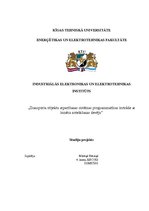 Paraugs 'Transporta objektu atpazīšanas sistēmas programmatūras izstrāde ar izmēra noteik', 1.