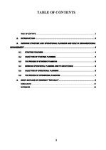 Referāts 'Strategic and operational planning', 1.