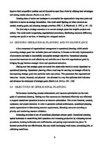 Referāts 'Strategic and operational planning', 5.