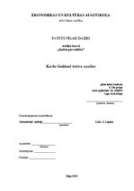 Referāts 'Karlo Goldoni teātra analīze', 1.