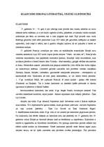 Eseja 'Klasicisms Eiropas literatūrā, teātrī, glezniecībā', 1.