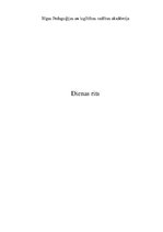 Konspekts 'Dienas rits pirmsskolā', 1.