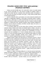 Eseja 'Filosofija Latvijā 1940.-1941.gada padomju okupācijas apstākļos', 1.