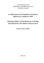 Diplomdarbs 'Bankas jaunā produkta veidošana un virzīšana tirgū', 1.