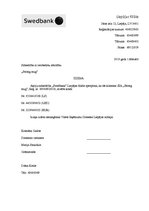 Paraugs 'Bankas izziņas paraugs', 1.