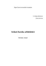 Referāts 'Ieskats baroka arhitektūrā', 1.