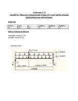 Paraugs 'Velmētas tērauda vienlaiduma divbalstu sijas nepieciešamā šķērsgriezuma noteikša', 2.