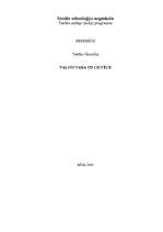 Referāts 'Valsts vara un cilvēce', 1.