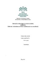 Referāts 'Arhitektūras betons', 1.