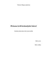Referāts 'Pirkuma izvēli ietekmējošie faktori', 1.