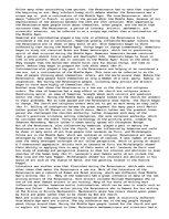 Eseja 'The Renaissance', 1.
