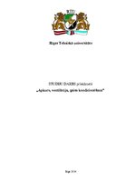 Paraugs 'Apkure, ventilācija, gaisa kondicionēšana', 1.