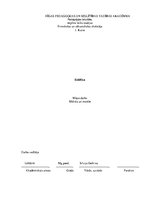 Referāts 'Māksla un morāle', 1.