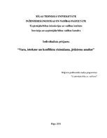 Referāts 'Vara, ietekme un konfliktu risināšana, jēdzienu analīze', 1.