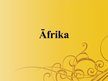 Prezentācija 'Āfrika', 1.