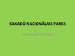Prezentācija 'Kakadū Nacionālais parks', 1.