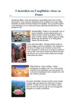 Prezentācija 'Piecas skaistākās un trīs neglītākās vietas Zemes', 1.