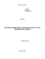 Referāts 'Dadaisms, sirreālisms, abstrakcionisms – 20.gs. modrenisma virzieni', 1.