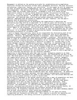 Eseja 'Executing All Four Functions of Management', 1.