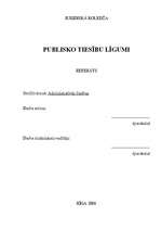 Referāts 'Publisko tiesību līgumi', 1.