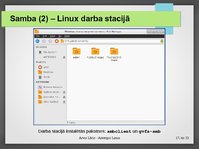 Prezentācija 'Linux OS izmantošana neliela mājas datortīkla izveidošanā', 17.