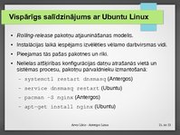 Prezentācija 'Linux OS izmantošana neliela mājas datortīkla izveidošanā', 21.