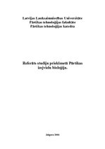 Referāts 'Zivju raksturojums', 1.