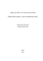 Paraugs 'Pedagogu darbība projektos - viena no metodiskā darba formām', 1.