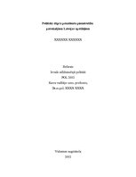 Referāts 'Politiski stipra prezidenta piemērotība patreizējiem Latvijas apstākļiem', 1.