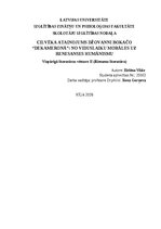 Referāts 'Cilvēka atainojums Džovanni Bokačo “Dekameronā”: no viduslaiku morāles uz renesa', 1.