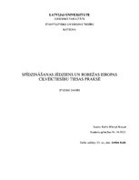 Referāts 'Spīdzināšanas jēdziens un robežas Eiropas Cilvēktiesību tiesas praksē', 1.