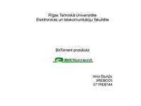 Prezentācija 'BitTorrent protokols', 1.