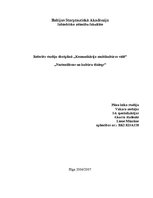 Referāts 'Nacionālisms un kultūru dialogs', 1.