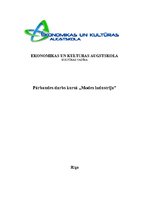 Paraugs 'Modes industrija - modes skates scenārijs', 1.