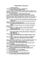 Eseja 'Rūdolfs Blaumanis "Salna pavasarī"', 1.