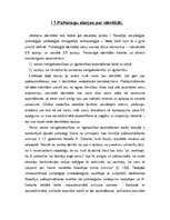 Referāts 'Psihologu atziņas par identitāti', 1.