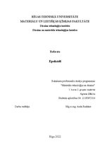 Referāts 'Epoksīdi', 1.