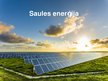 Prezentācija 'Saules enerģija', 1.